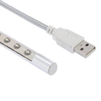 10-LED, 1W, White Light, 10-LED (Silver)