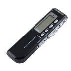 4GB Digital Voice Recorder Dictaphone MP3 Player, Support Telephone Recording, VOX Function(Black) – Durable Build, Easy to Use