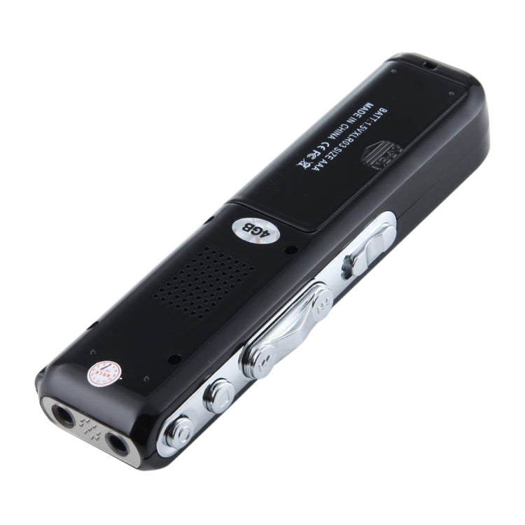 4GB Digital Voice Recorder Dictaphone MP3 Player, Support Telephone Recording, VOX Function(Black) – Durable Build, Easy to Use