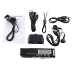 4GB Digital Voice Recorder Dictaphone MP3 Player, Support Telephone Recording, VOX Function(Black) – Durable Build, Easy to Use