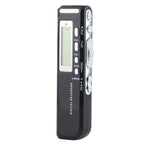 8GB Digital Voice Recorder Dictaphone MP3 Player, Support Telephone recording, VOX function, Power supply: 2 x AAA battery(Black) Default Title