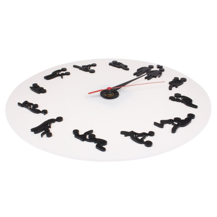 Sex Position Clock / Novelty Wall Clock Adult Clock, Sex Position Clock