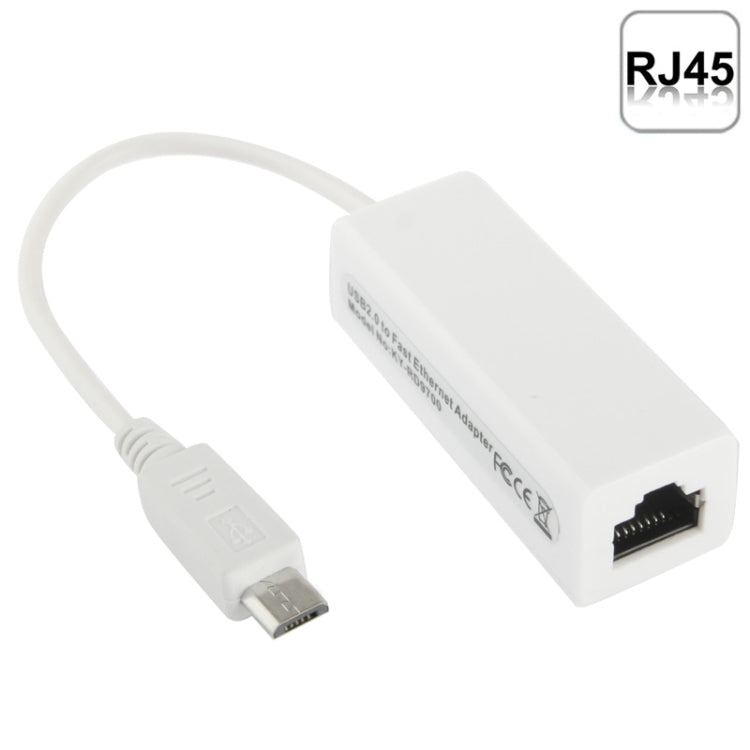 Micro USB 2.0 Ethernet Adapter for Tablet PC / Android TV, Length: 20cm – Durable Build, Easy to Use