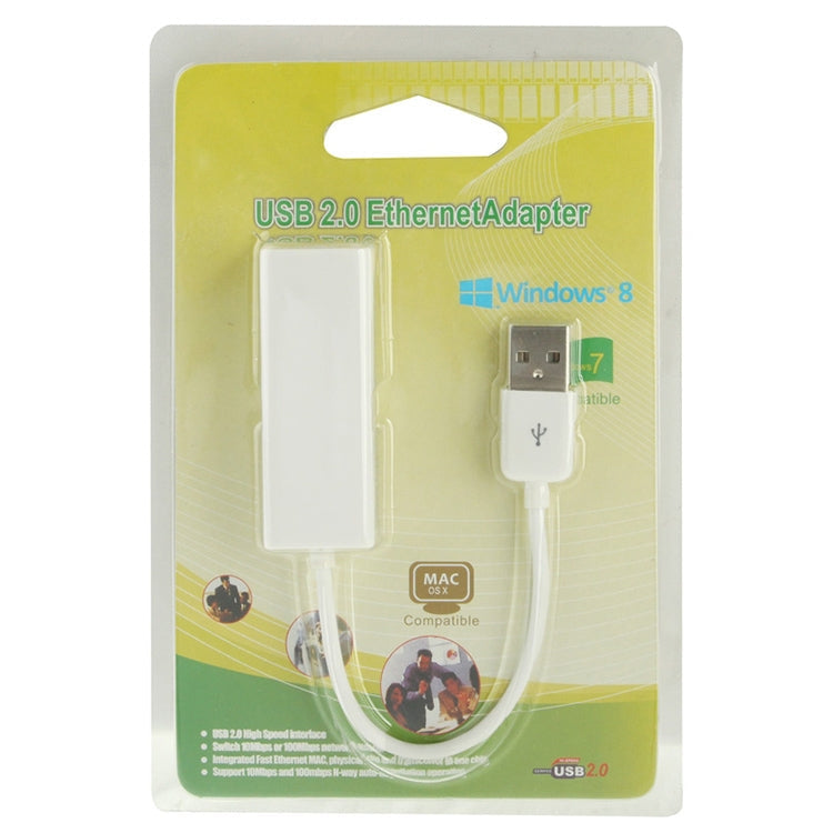 USB 2.0 Ethernet Adapter for Tablet PC / Android TV, Length: 20cm – Durable Build, Easy to Use