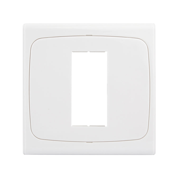 Wall Plate with Screw for Blank Inserts - 1 Hole, Use around the world Default Title
