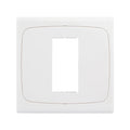 Wall Plate with Screw for Blank Inserts - 1 Hole, Use around the world Default Title