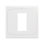 Wall Plate with Screw for Blank Inserts - 1 Hole, Use around the world Default Title