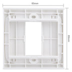 Wall Plate with Screw for Blank Inserts - 1 Hole, Use around the world