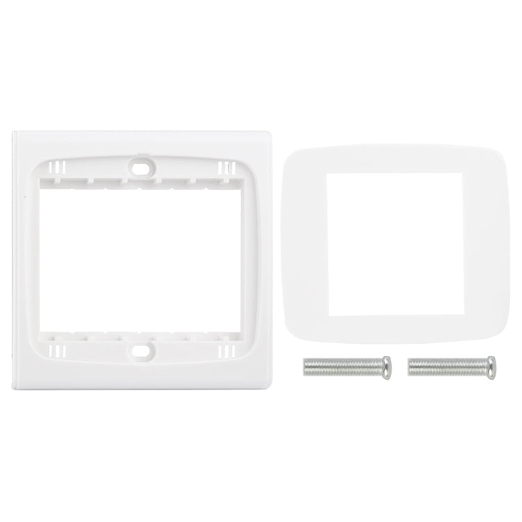 Wall Plate with Screw for Blank Inserts - 3 Hole, Use around the world