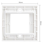 Wall Plate with Screw for Blank Inserts - 3 Hole, Use around the world