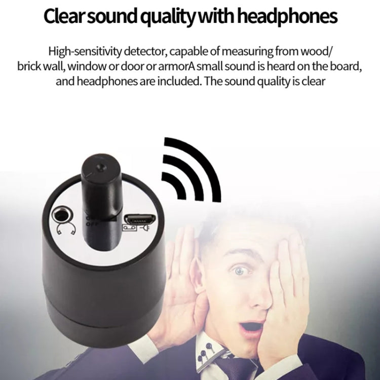 Powerful Audio Wiretap Listen Device Fold Ear Amplifier Wall Door Eavesdropping Surveillance with Earphone – TPU