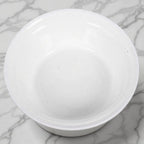 Vintage White Enamel Mixing Bowl | Retro Household Enamelware | 2 Sizes