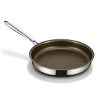 304 Stainless Steel Uncoated Skillet - Available in 22cm, 24cm, 26cm, 28cm & 30cm