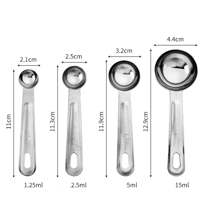 Stainless Steel Measuring Spoon & Cup Set