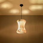 Oriana Wood Natural 1 Light Classic Pendant Ceiling Light