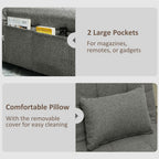 4-in-1 Pull Out Sleeper Chair Bed with Pockets