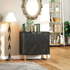 Sideboard, Buffet Cabinet with 2 Doors and Adjustable Shelves