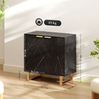 Sideboard, Buffet Cabinet with 2 Doors and Adjustable Shelves