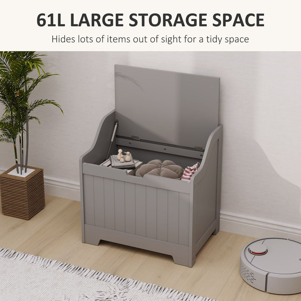 Storage Trunk with Safety Hinge for Living Room, 56.4cm