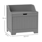 Storage Trunk with Safety Hinge for Living Room, 56.4cm