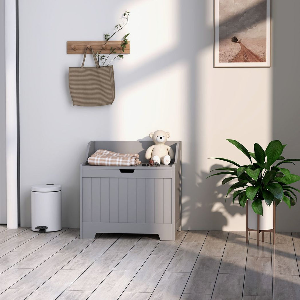 Storage Trunk with Safety Hinge for Living Room, 56.4cm