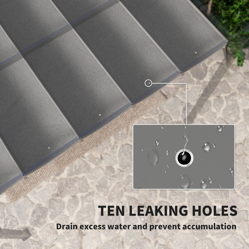 Pergola Shade Cover Replacement Canopy for 4 x 3(m) Pergola