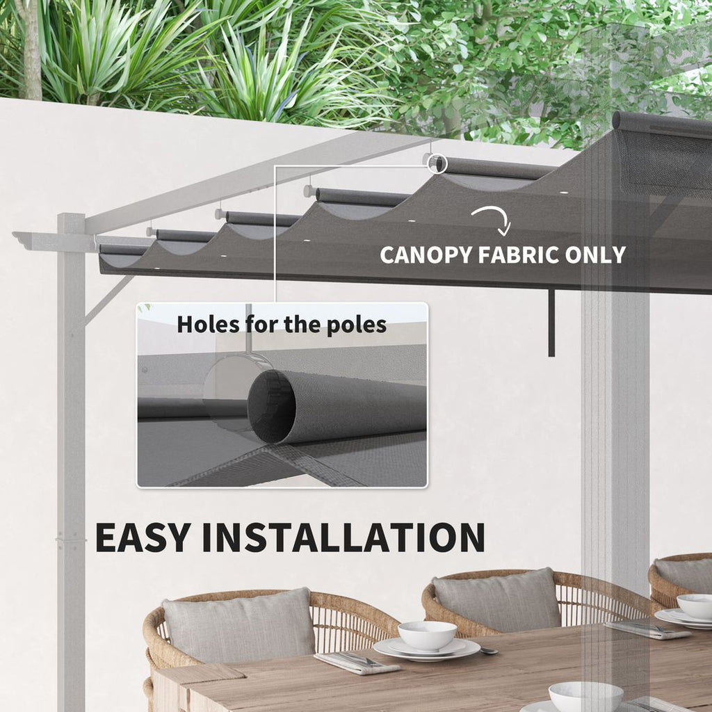 Pergola Shade Cover Replacement Canopy for 4 x 3(m) Pergola