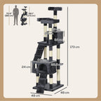 Cat Tree Scratcher Activity Centre, Condo Scratching Post Toy Bed