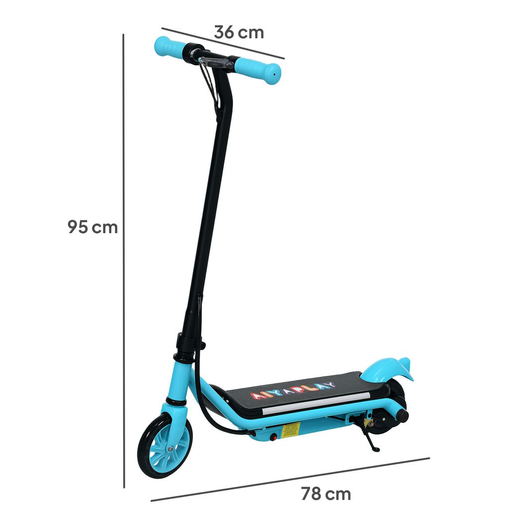 Electric Scooter for 6-14 with Dual Brakes & Colourful Light