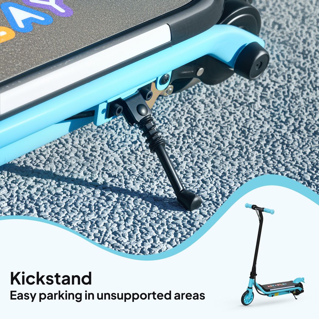 Electric Scooter for 6-14 with Dual Brakes & Colourful Light