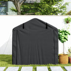 Garden Tool Storage Shed with Roll-up Zipper Door