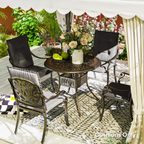 Set of 4 Garden Chair Cushions, Outdoor Seat Pads