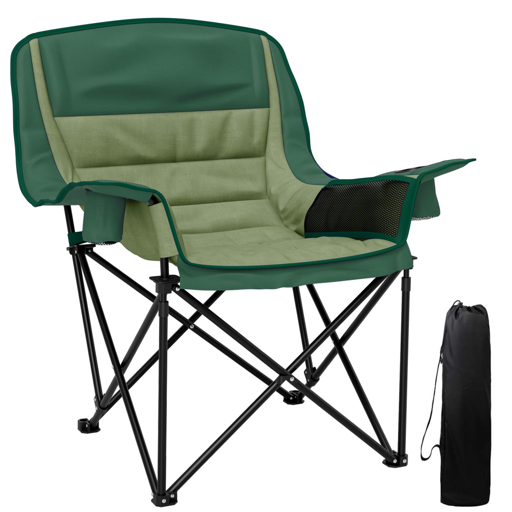 Camping Chair for Adults, Padded Folding Chair