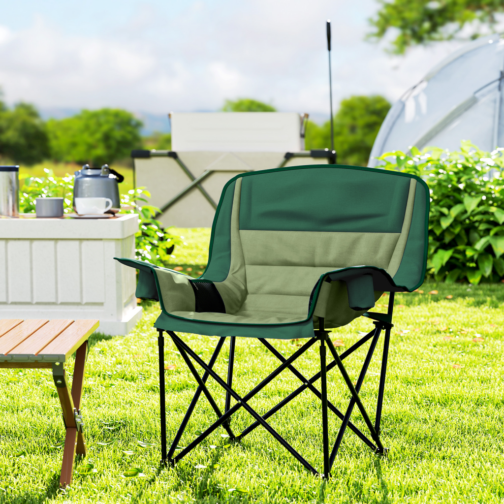 Camping Chair for Adults, Padded Folding Chair