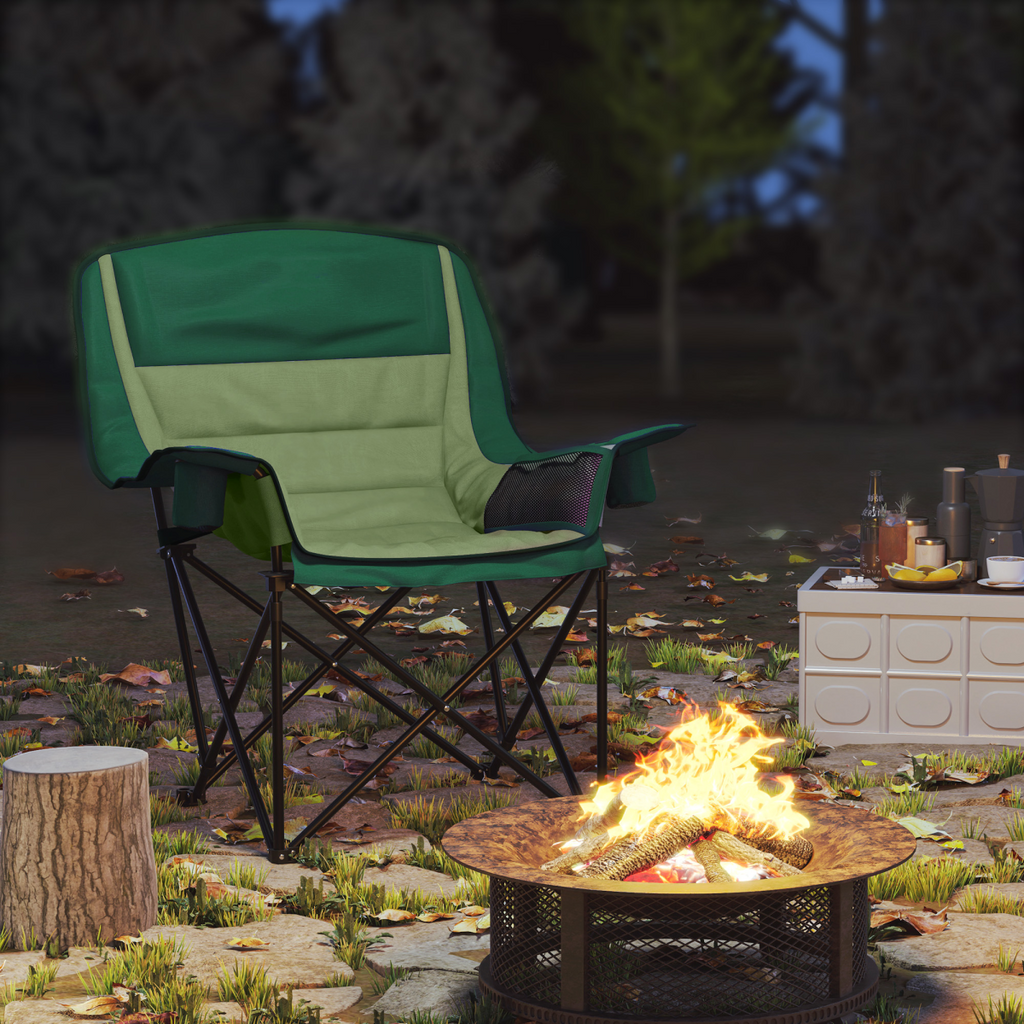 Camping Chair for Adults, Padded Folding Chair