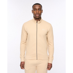 Hannings Zip Thru Hoodie Stone