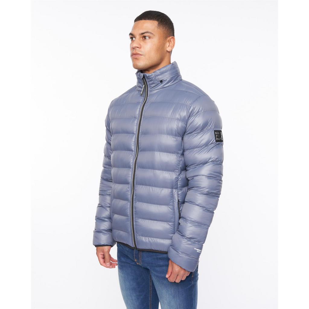 Shemmy Two Quilted Jacket Denim Blue
