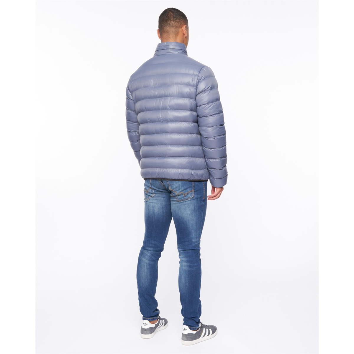 Shemmy Two Quilted Jacket Denim Blue