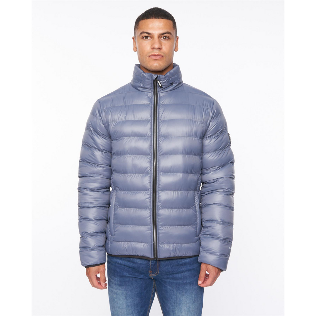Shemmy Two Quilted Jacket Denim Blue