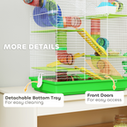 5 Tiers Hamster Cage Animal Travel Carrier Habitat