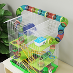5 Tiers Hamster Cage Animal Travel Carrier Habitat