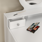 Kids Dressing Table Set with Stool, Mirror and Drawers