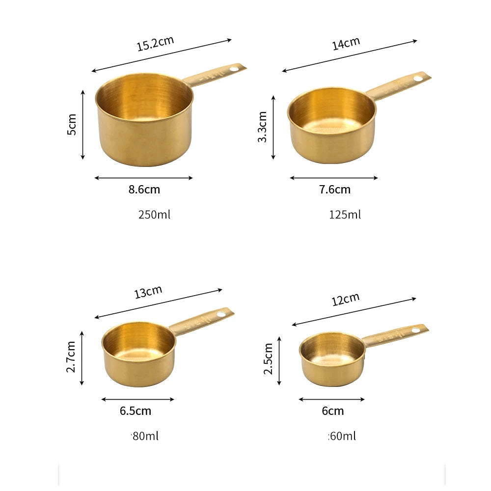 Stainless Steel Measuring Spoon & Cup Set