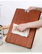 Solid Wood Rectangular Cutting Board – Eco-Friendly, Great for Chopping Fruit, Vegetables, and Everyday Kitchen Preparation