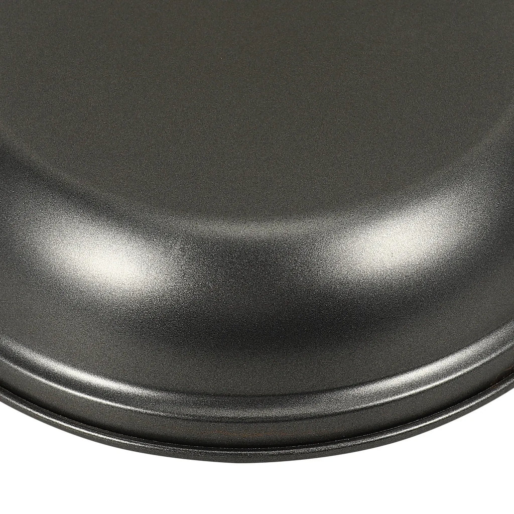 Black Nonstick Wok with Dual Stainless Steel Handles - Ideal for Stir-fries, Fried Rice, Deep-frying, Sauteed Vegetables, Pan-seared Meats, Curries, Seafood and Noodles. Compatible with Gas, Electric and Ceramic Stovetops. Available in Sizes 24cm and 30cm