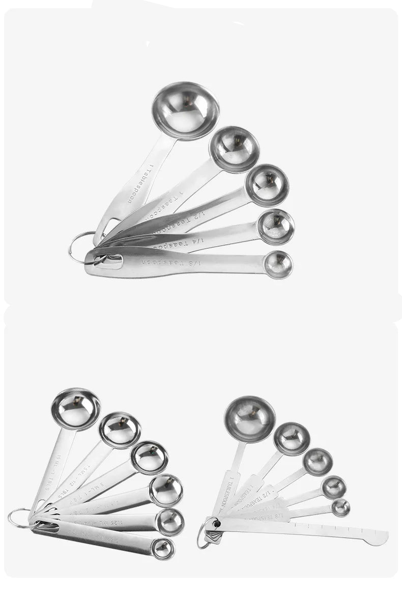 Stainless Steel Measuring Spoon & Cup Set
