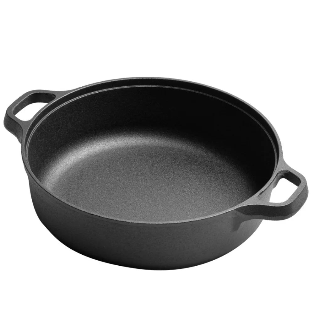 Cast Iron Pan with Dual Handles