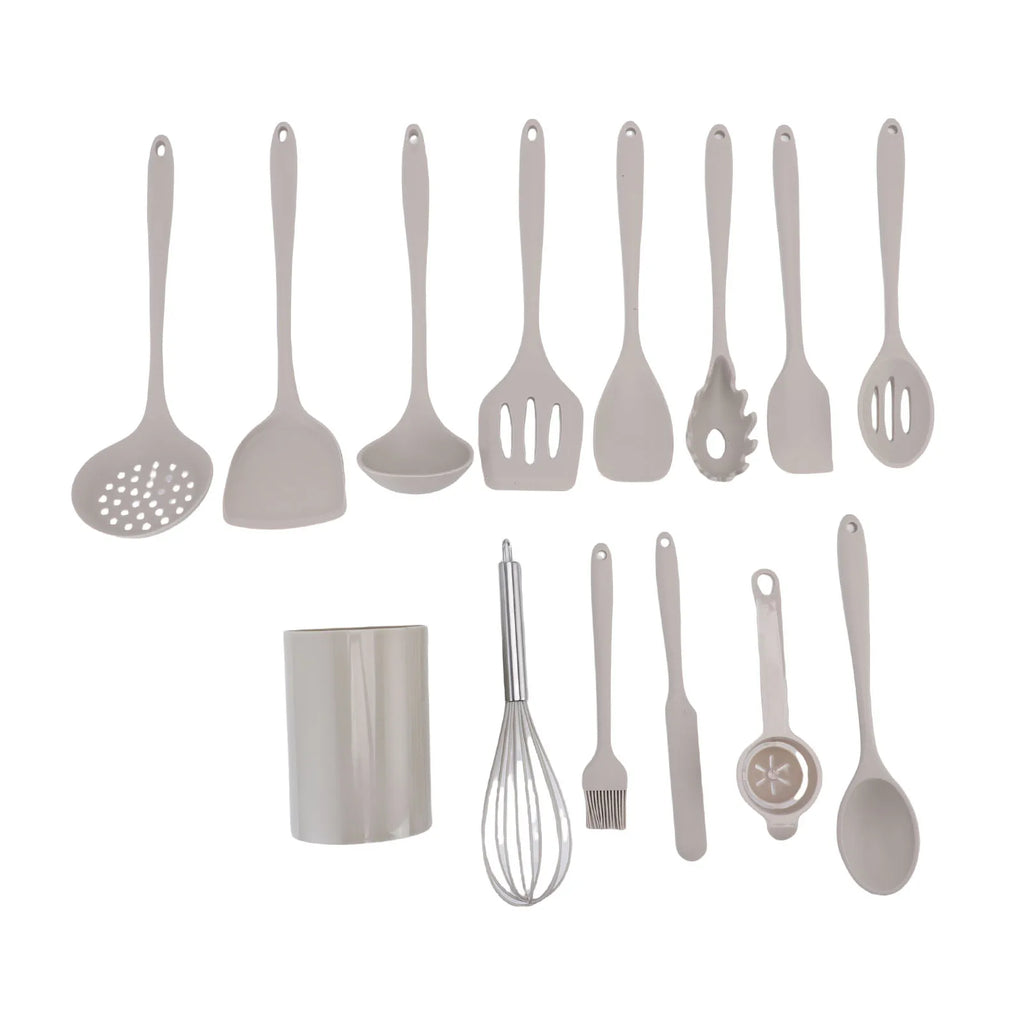 Silicone Utensil Set with Holder