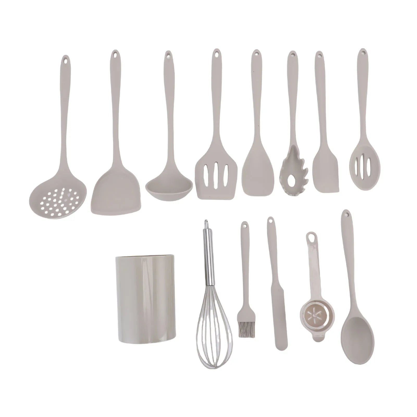 Silicone Utensil Set with Holder