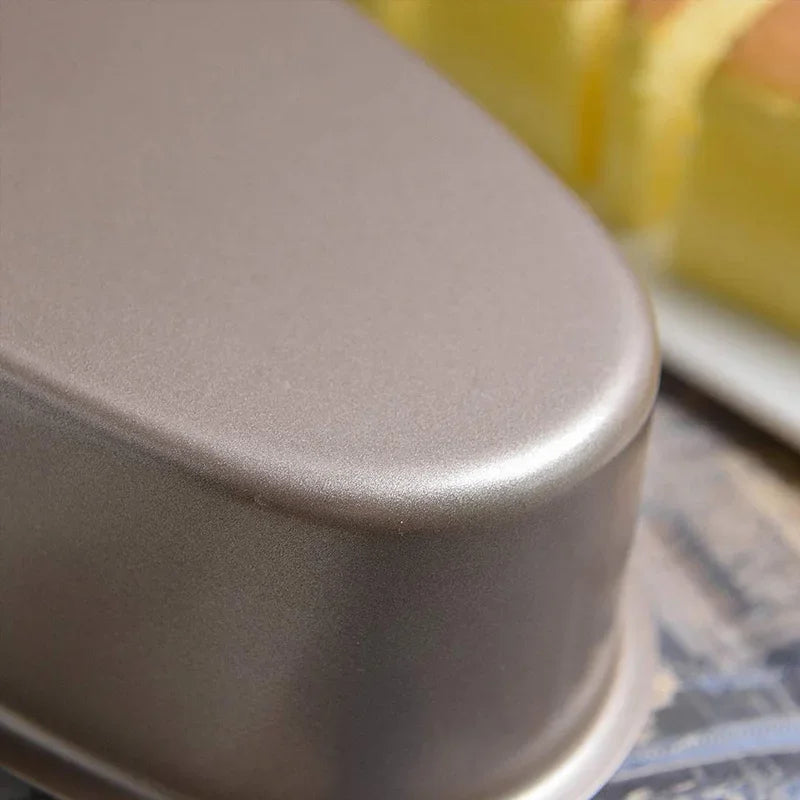 Oval Non-Stick Aluminium Baking Pan | Bread Loaf & Cheesecake Tin | 23x11x5.5cm | 2 Colours